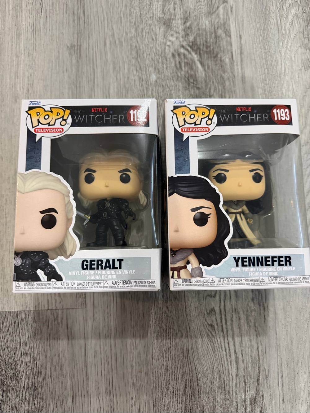 Funko Pop! The Witcher Geralt & Yennefer Vinyl Figures
